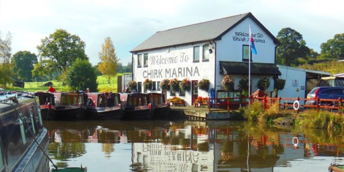 Chirk Marina on the Llangollen Canal