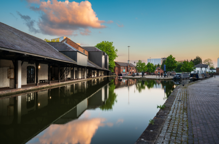 Coventry Canal Basin on Sherbourne river