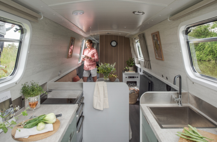 Delilah Narrowboat Interior - Living area