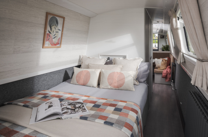 new narrowboat bedroom